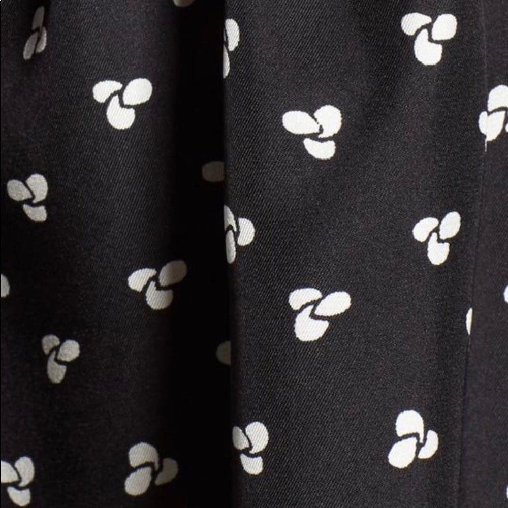 (Sold) Lewit Sharkbite Hem Silk Faux Wrap Tank Bla - Picture 5 of 8